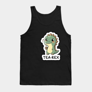 Tea rex having tea Tank Top